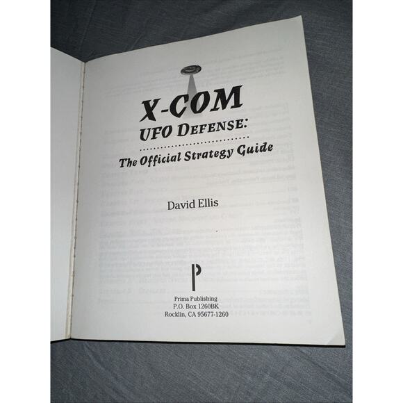 X-Com UFO Defense : The Official Strategy Guide by David Ellis (1995) Micro Pros - Picture 4 of 10